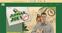 Desktop Screenshot of junglejoeswildlifeadventures.com